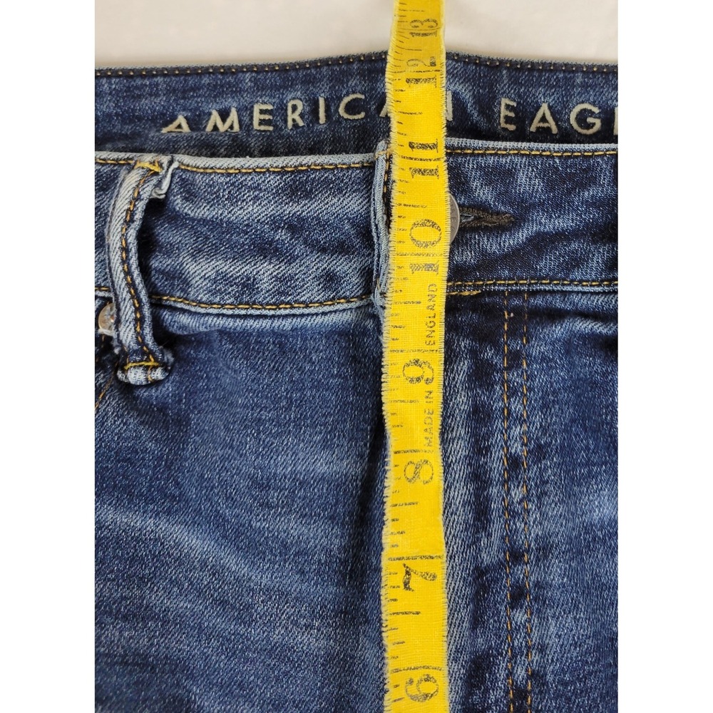 American Eagle Original Bootcut Jeans Mens 34x30 Medium Wash Blue 0115-5596 - Picture 4 of 11